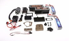 Novo kit de conversão de energia de mudança de óleo elétrico (bateria incluída) para 1/5 losi 5ive-t rovan lt slt rc peças de carro 2024 - compre barato