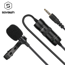 Portable Condenser Lavalier Microphone with Clip-on Interview Mic for Phone Video Recording Microphone xlr for Camera Android 2024 - buy cheap