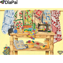 DIAPAI 5D DIY Diamond Painting 100% Full Square/Round Drill "Sewing machine" Diamond Embroidery Cross Stitch 3D Decor A23194 2024 - buy cheap