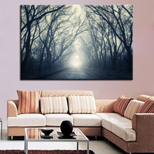 Home Decoration Canvas Painting 1 Pieces Tree HD Prints Forest Wall Art Landscape Modular Pictures Scenery Fresh Artwork Poster 2024 - compre barato