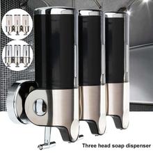 Bathroom Wall Mounted Stainless Steel Soap Dispenser Shower Gel Bottle Container Set Washroom Accessary 2024 - buy cheap