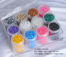 101086 5mm Perler Beads 12 Color 2760pcs Box Set Hama Beads, Fuse Beads + 1 Iron Papers For Free + Free Shipping!! 2024 - buy cheap