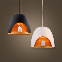 Креативные полимерные подвесные светильники в виде птиц, современное освещение для столовой, комнатное освещение 2024 - купить недорого