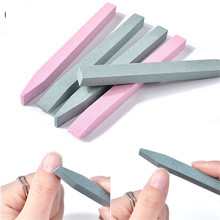 Quartz Nail File Buffer Sanding Block V-shaped Nail Grinding Block Grind Sand Cuticle Remover Nail Art Manicure Tool 1 PC 2024 - buy cheap
