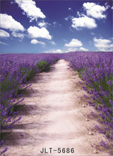 Campos de lavanda Tecido Personalizado Pano Fotografia imagem de Fundo Prop Photo Studio Fundos para o Casamento Crianças para Photocall 2024 - compre barato