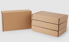 Wholesale 10pcs/lot 27*16.5*5cm Brown Kraft Gift Packing Boxes Soap Packaging Storage Item Package Mailing Box 2024 - buy cheap