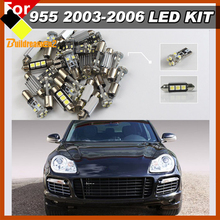 Buildreamen2 Car Interior Map Dome Luggage Courtesy Lights LED Package Kit Bulbs White 12V For Porsche Cayenne 955 2003-2006 2024 - buy cheap