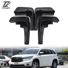 ZD Car Front Rear Mudguards For Toyota Highlander Kluger 2011 2012 2013 Accessories Mudflaps Car-styling 1Set/4Pcs Fenders 2024 - buy cheap