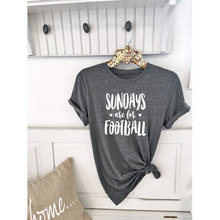 Sugarbaby Sundays are for Football Boyfriend/стильная футболка унисекс, милая рубашка, рубашка для бранча, футболка с рисунком, высокое качество 2024 - купить недорого