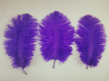 10 pcs quality purple ostrich feathers, 6-8inches / 15-20cm, DIY wedding decorations 2024 - buy cheap