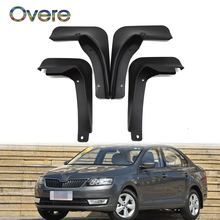 OVERE Car Front Rear Mudguards For 2012 2013 2014 Skoda Rapid Mudflap Accessories Splash Guard Car-styling Fender 1Set Mud Flaps 2024 - buy cheap