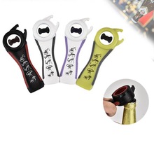 5 in 1 Creative Multifunction Stainless Steel Can Opener Beer Bottle Opener Super Good Jar Opener Kitchen Tool 2024 - buy cheap