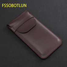 FSSOBOTLUN,For Samsung Galaxy s8 s9 + note10+ NOTE 9 note 8 Pouch Sleeve Holster Handmade Full Protective Case Bag With Lid 2024 - buy cheap