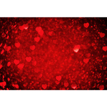 Bokeh фон в горошек для Дня Святого Валентина с принтом красных сердец и сердечек для новорожденных, детский фон для студийной фотосъемки, размытый 2024 - купить недорого