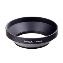 100% GUARANTEE 52mm Wide Metal Lens Hood with Filter Thread Mount FOR canon  nikon sony pentax free time 2024 - buy cheap