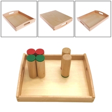 1 Set Baby Montessori Toys Wood Score Doll Cylinder Shape Teaching Toys Baby Early Learning Educational for Preschool Kindergart 2024 - buy cheap