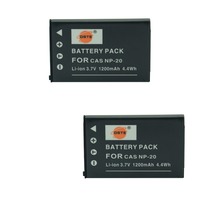 DSTE 2PCS NP-20 Rechargeable Battery for Casio Exilim EX-M1 M2 EM20 M20U S1 S100 S100WE S1PM S2 S20 S20U Digital Camera 2024 - buy cheap