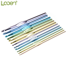 12Pcs/set Multi-colour Aluminum Needles Crochet Hooks Set With Case Yarn Craft Kit 2.25MM-8MM Mom,Grandma As Gift 2024 - buy cheap