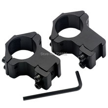 2PCS 25.4mm 1 Inch 1" Rings High Profile Scopes Mounts for 11mm Picatinny Dovetail Scope Rail Mount Hunting 2024 - buy cheap