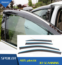Para Chevrolet Malibu de ventana de plástico visera ventilación sombras sol lluvia Deflector para Malibu Auto ACCESORIOS 4 unids/set 2012- 2018 2024 - compra barato