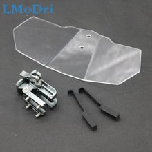 Lmodri-para-brisa universal de motocicleta, para kawasaki, bmw, ducati, honda, ktm, universal, ajustável, transparente 2024 - compre barato