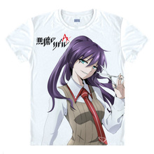 Akuma-camisetas de dibujos animados, playera kawaii de Anime japonés, camiseta de Manga, camisetas de Cosplay de Tokaku haru, camiseta 49 43046857321 2024 - compra barato