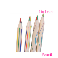 Rainbow Color Pencil 4 In 1 Core Colored Pencils Drawing Painting Stationery Student Office School colorful  Pencil 2024 - buy cheap