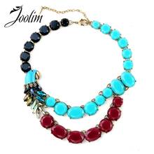 JOOLIM Jewelry Wholesale/  Parrot Necklace Statement Choker Necklace Collar Necklace Factory supply  free shipping 2024 - buy cheap