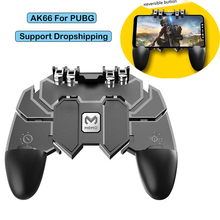 Оригинальный мобильный игровой контроллер для PUBG AK66, шесть пальцев, все-в-одном, кнопка Free Fire, джойстик, геймпад L1 R1, триггер для PUBG 2024 - купить недорого