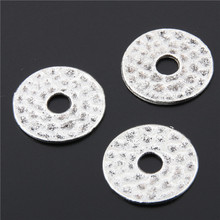 10pcs 20mm  Silver Color No Hole Hollow Circle Charms Pendants DIY Handmade Jewelry Accessories Charms A2650 2024 - buy cheap