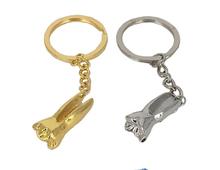 1Pc Teeth Keychain Dentist Decoration Key Chains Stainless Steel Tooth Model Shape Dental Clinic Small Gift 2024 - buy cheap