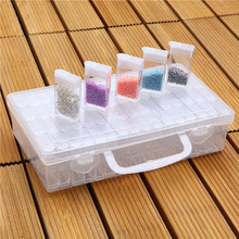 5D Diamond Painting Cross Stitch Accessories Box DIY Daimond Embroidery Mosaic Tools Bead Transparent Plastic Drill Storage Box 2024 - buy cheap