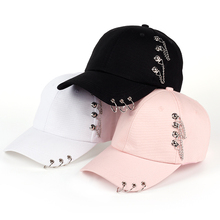 VORON-gorra de béisbol ajustable con anillo de hierro para hombre y mujer, gorra de béisbol unisex con anillo de hierro, estilo unipue, sombreros de Hip hop, 2017 2024 - compra barato