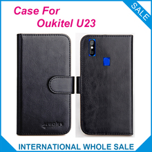 Original! Oukitel u23 capa de couro, 6 cores de alta qualidade, exclusiva para oukitel u23, capa para rastreamento de bolsa de telefone 2024 - compre barato