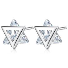 New Triangle Zircon Geometric Earrings For Women Trend Creative Jewelry Party Gift Brincos SAE188 2024 - buy cheap