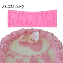 Baby Clothes Silicone Mold Fondant Mould Cake Decorating Tools Chocolate, Gumpaste Mold, Sugarcraft Kitchen, Gadget D0534 2024 - buy cheap