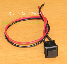 [SA]No square button switch trigger lock switch normally open RESET reset button with a line of black PB307B--50pcs/lot 2024 - buy cheap