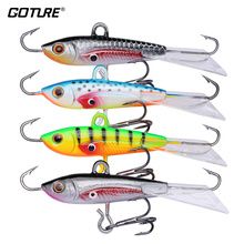 Goture Winter Ice Balancer Fishing Lure Lead Jigging Hard Artificial Bait 60mm/80mm For For Walleye Winter Fishing 2024 - buy cheap