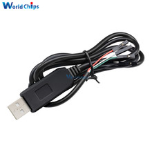 Модуль кабеля PL2303 PL2303HX с USB на UART TTL, 4-контактный конвертер RS232, последовательный модуль адаптера, конвертер PL2303HX, 2 шт. 2024 - купить недорого