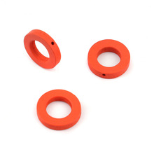 DoreenBeads Wood Spacer Beads Circle Ring Orange-red Purple Coffee DIY Beads About 20mm( 6/8") Dia, Hole: Approx 1.7mm, 50 PCs 2024 - buy cheap