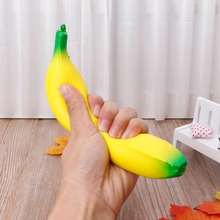 18CM Simulation Banana Squishy Toy Slow Rising Squeeze Stress Decompression Doll Adults Kids tress Relief Squeeze Toys 2024 - buy cheap