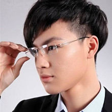 Flexible Rimless Eyeglass Frames Myopia Rx able Men Women Glasses 2024 - buy cheap