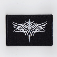 100% bordado gundam fantasma corvo 00 militar tático moral bordado remendo emblemas b2453 2024 - compre barato