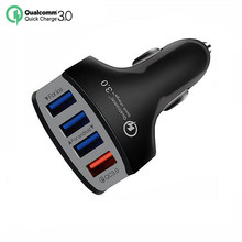 QC3.0 Quick Phone Charge Adapter 4 Port USB Car Charger Fast Smart Charging for Samsung Galaxy S7 Edge iPhone X XS MAX XR Xiaomi 2024 - buy cheap