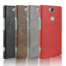 Subin Slim para Sony Xperia XA2 caso patrón de piel de Litchi cuero de PU y PC cubierta de libro para Sony XA2 Plus teléfono caso 2024 - compra barato