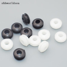 shhworldsea 1000pcs Inner diameter 3mm 4mm 5mm 6mm  8mm black white Rubber Grommets 0 ring grommet 2024 - buy cheap
