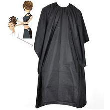 Vestido de cabeleireiro com capa, cor preta, cabeleireiro, barbeiro 2024 - compre barato