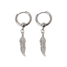 Korean Jewelry Hip Hop kpop Drop Earrings Leaf Pendant Dangle Chain Earrings 2024 - buy cheap