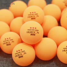 HUIESON 50 unids/bolsa 3 estrellas nuevo Material D40 + pelotas de tenis de mesa ABS 40MM + 2,8g Pelotas de Ping Pong para adultos Club pelota de entrenamiento 2024 - compra barato