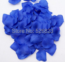 BLUE colour artificial rose petals for  bridal shower,wedding party, anniversary,house decoration, 2000pcs 2024 - buy cheap